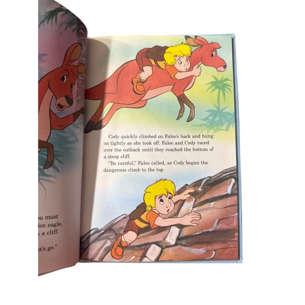 Disney's The Rescuers Down Under Wonderful World of Reading Hardcover Book VTG